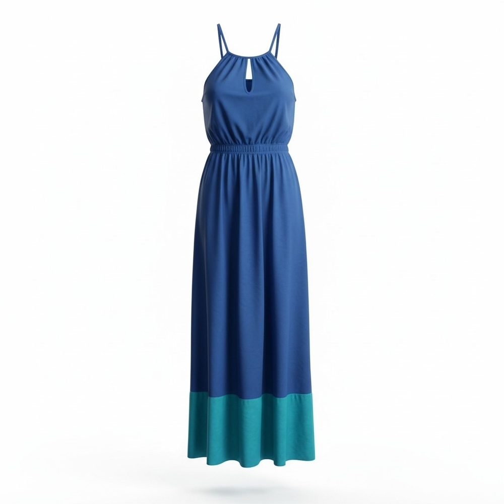 Old Navy Maxi Dress in Blue and Teal